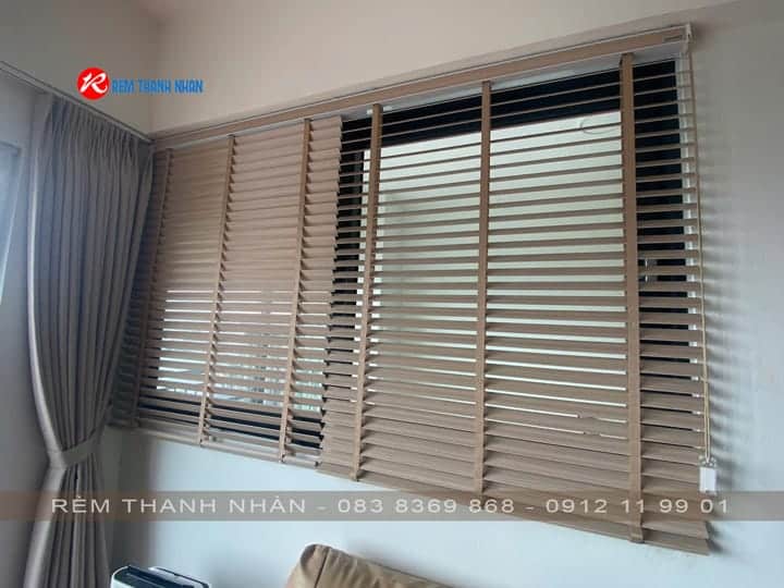 Mành sáo nhựa Msj 554 cho phòng ngủ – Đẹp sang trọng, bền vượt thời gian & chống ẩm tuyệt đối
