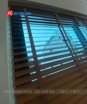 Rèm gỗ phòng thờ Msj 987 – Hệ 1 dây bền đẹp, sang trọng
