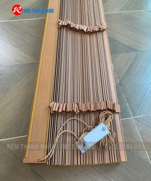 Cấu tạo của Rèm gỗ tự nhiên gỗ Bách Msj 987 Hệ 1 dây