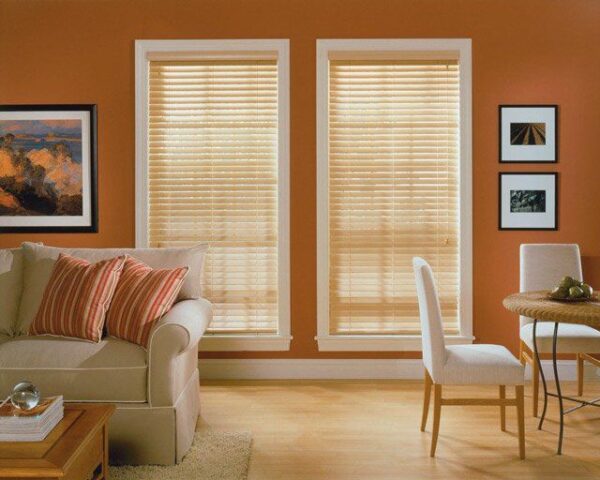 Rèm gỗ giá rẻ cửa sổ phòng khách SKK-12