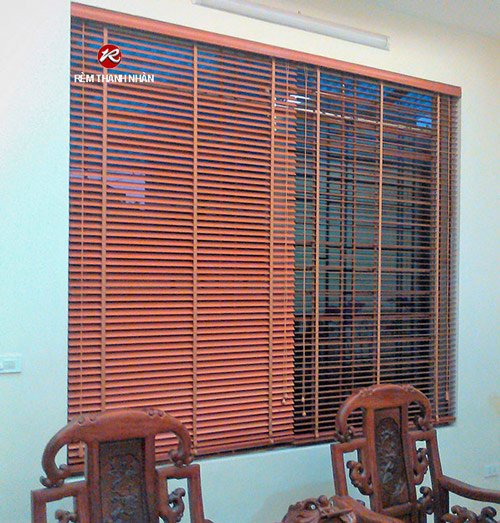 Rèm gỗ Dương Cầm WB-905 cửa phòng khách