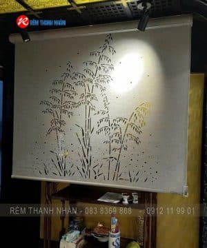 Mẫu rèm che bàn thờ khắc Laze mã LZ 32