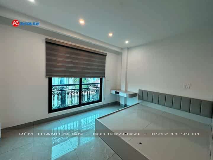 Rèm cầu vồng Eco 318 cản sáng 95% cho phòng ngủ hiện đại