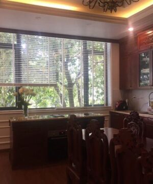 Rèm gỗ cao cấp cho cửa sổ phòng Bếp ăn