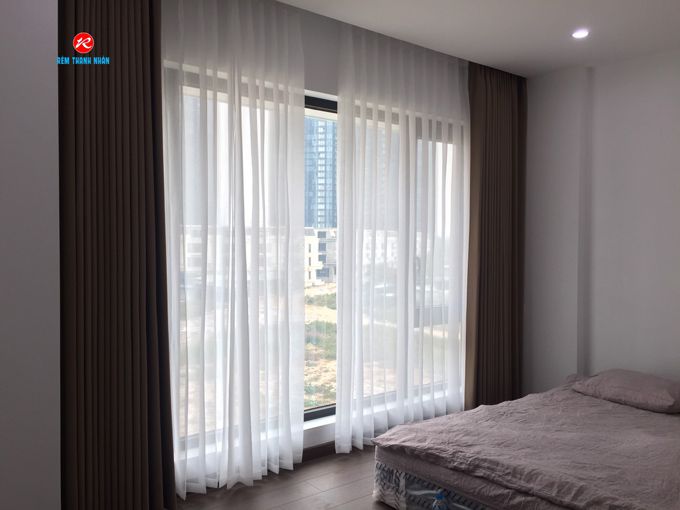 Rèm cửa cao cấp vải Nhật Bản cho cửa sổ phòng ngủ