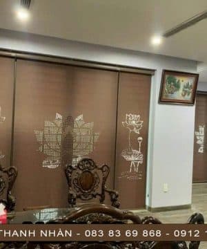 Rèm cuốn laze LZ118-LZ117 xuyên sáng