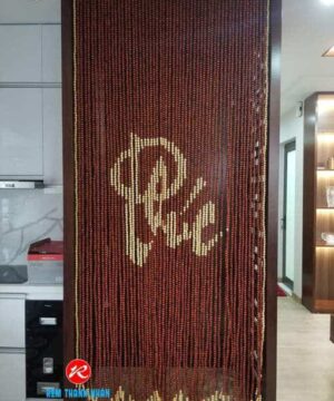 Mẫu rèm hạt gỗ Thanh Nhàn