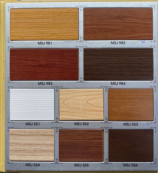 Chất liệu gỗ và màu sắc lá mành gỗ Vol 11