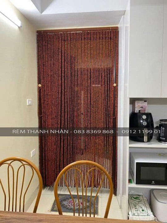 Màn cửa buồng hạt gỗ Hương, Bồ Đề - Đẹp, bền, giá rẻ