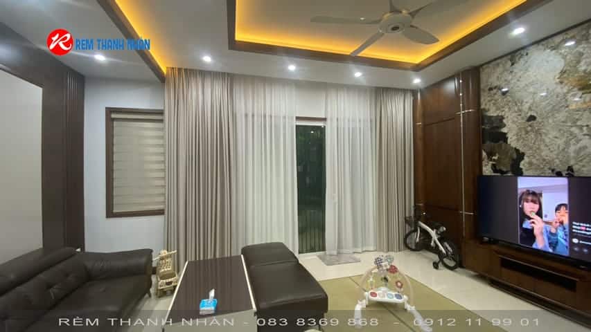 TOP rèm cửa phòng khách đẹp sang trọng nhất