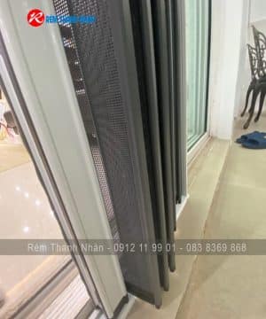 Cấu tạo chính của cửa xếp nhôm lá phẳng hệ 40mm