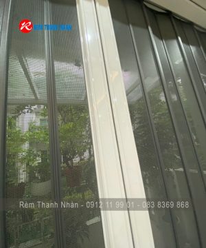 Cấu tạo chính của cửa xếp nhôm lá phẳng hệ 40mm