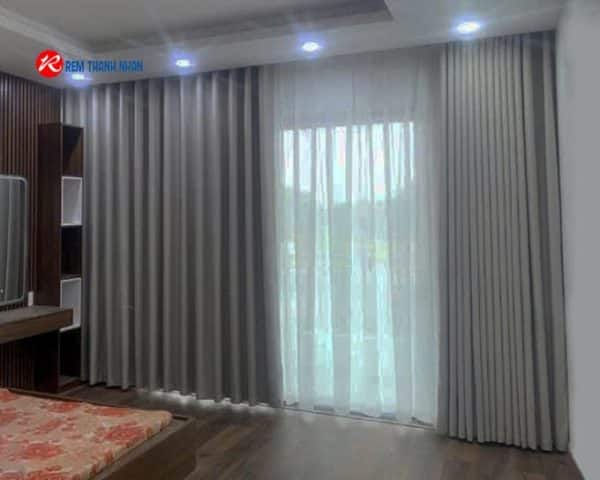 Rèm Elogi XVII-174 – Rèm vải Hàn Quốc cao cấp cho phòng ngủ