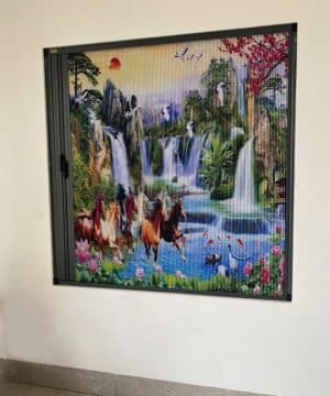 Những mẫu vách tổ ong in tranh được yêu thích