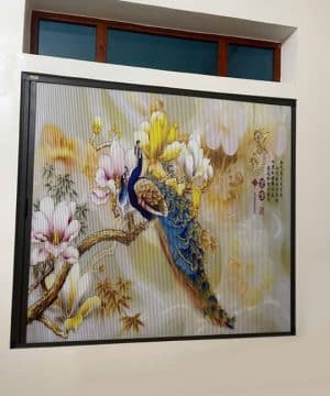 Vách tổ ong ngăn phòng in tranh nghệ thuật – Linh hoạt, cách nhiệt, tiết kiệm không gian