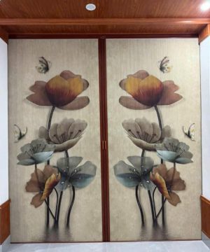 Vách tổ ong ngăn phòng in tranh đẹp, sang trọng - Ngăn chia không gian hiện đại, nghệ thuật và tinh tế