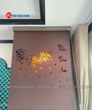 Rèm cuốn laser LZ 255 – Rèm che bàn thờ hiện đại, xuyên sáng