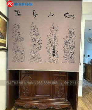 Rèm bàn thờ phong thủy tứ quý LZ91-LZ92-LZ93-LZ94