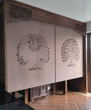 Rèm cuốn laser che bàn thờ LZ260