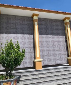 Bạt cuốn che mưa S-029 Lò xo tự cuốn – Giải pháp che nắng mưa sang trọng cho hiên nhà & sảnh ngoài trời