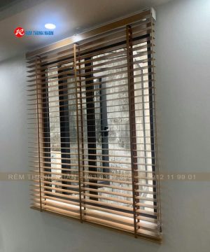 Mành sáo gỗ Basswood vân gỗ AL19 All Plus