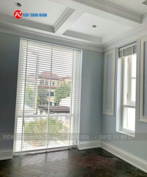 Rèm Allplus gỗ Basswood AL01 White