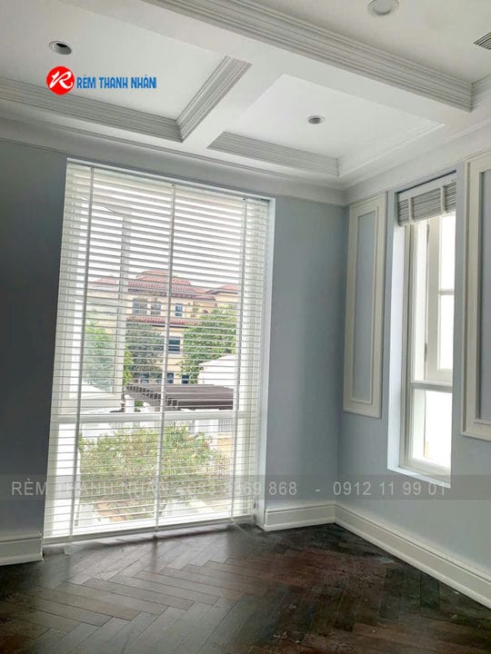 Rèm Allplus gỗ Basswood AL01 White