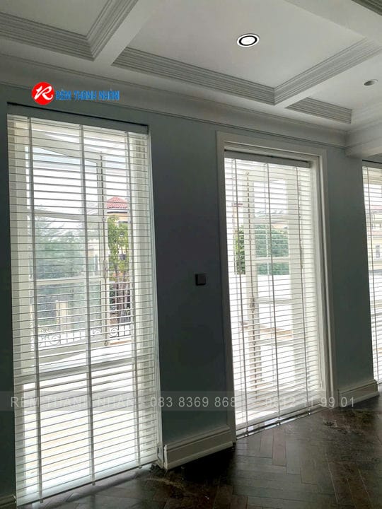 Rèm Allplus gỗ Basswood AL01 White