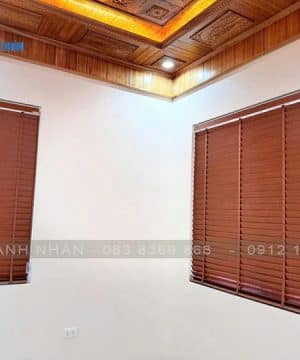 Rèm sáo vân gỗ cao cấp cho phòng khách