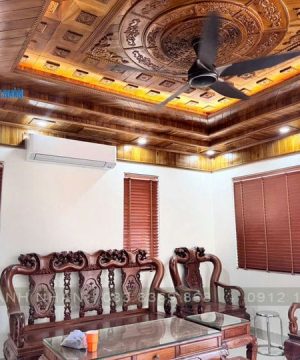 Rèm gỗ Basswood vân gỗ All Plus bản 50mm