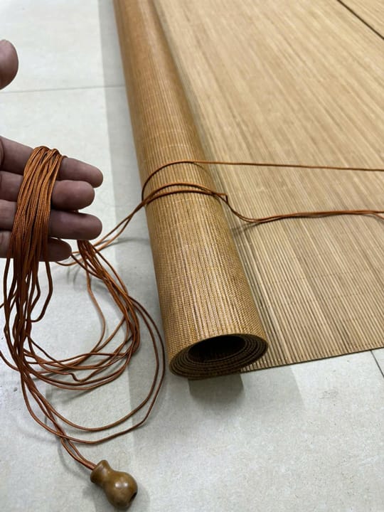 Mành tăm tre cuốn thủ công