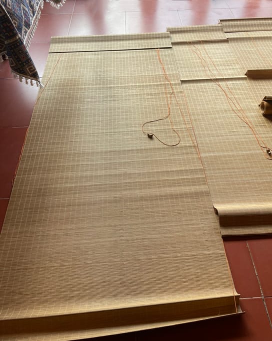 Mành tre trang trí phong cách mộc