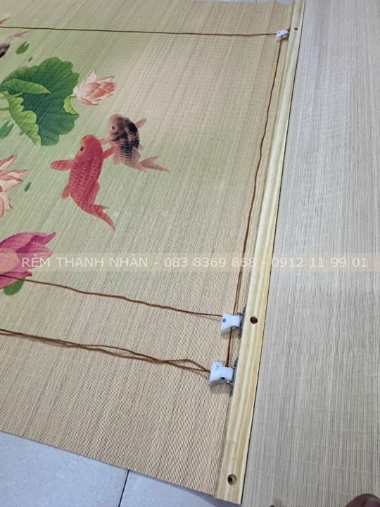 Mành trúc in tranh 3D