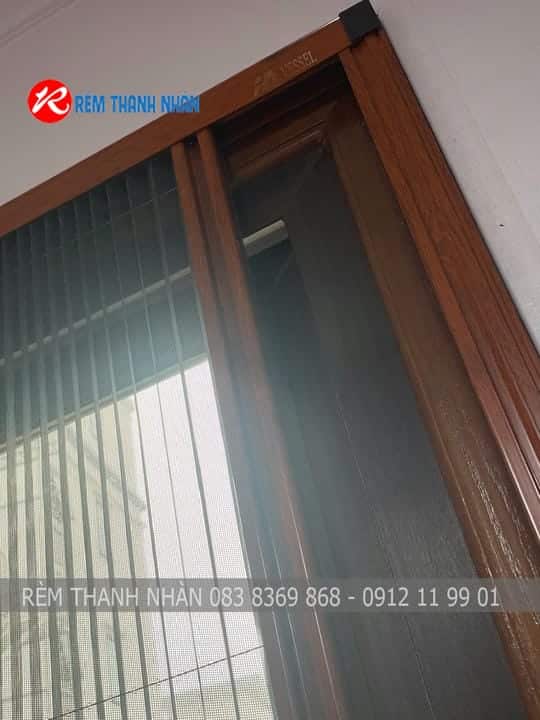 Cấu tạo cửa lưới chống muỗi dạng xếp hệ 27 hai khung