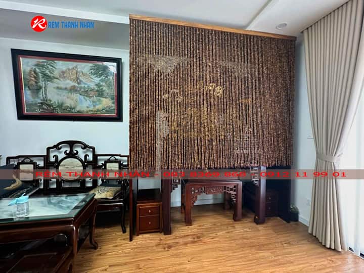 Chọn rèm hạt gỗ theo mệnh gia chủ để tăng tài lộc