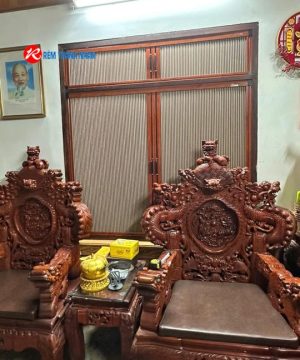 Rèm tổ ong cách nhiệt điều hòa cho cửa sổ gỗ Vessel-1011