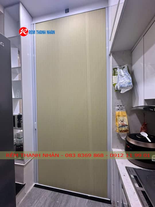 Vách ngăn điều hòa phòng khách và bếp SF332 – Rèm tổ ong hệ CiCi-27mm cao cấp