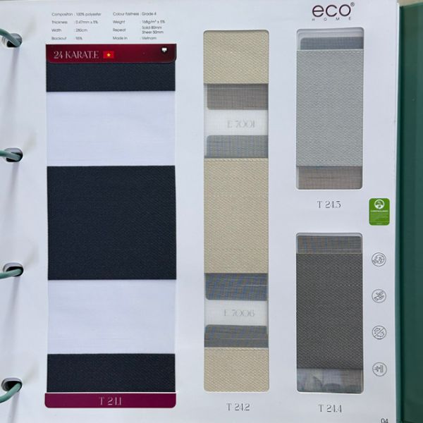Bộ sưu tập rèm cầu vồng EcoHome 7