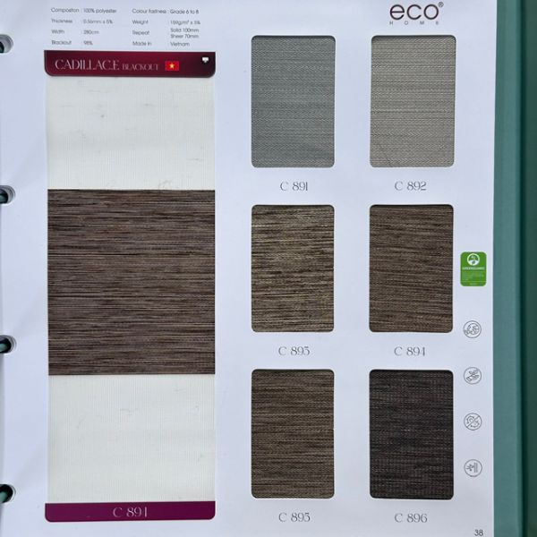 Bộ sưu tập rèm cầu vồng EcoHome 7