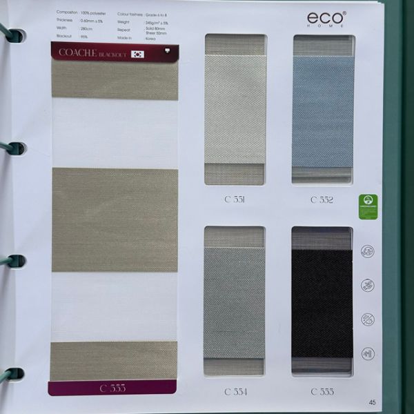 Bộ sưu tập rèm cầu vồng EcoHome 7
