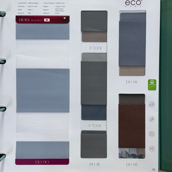 Bộ sưu tập rèm cầu vồng EcoHome 7