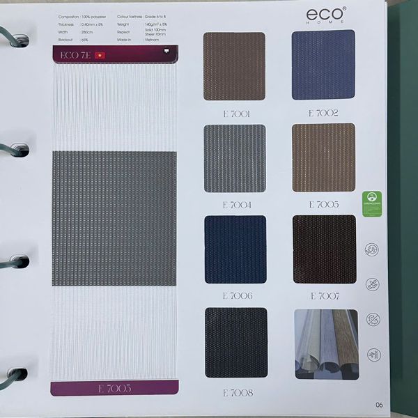 Bộ sưu tập rèm cầu vồng EcoHome 7
