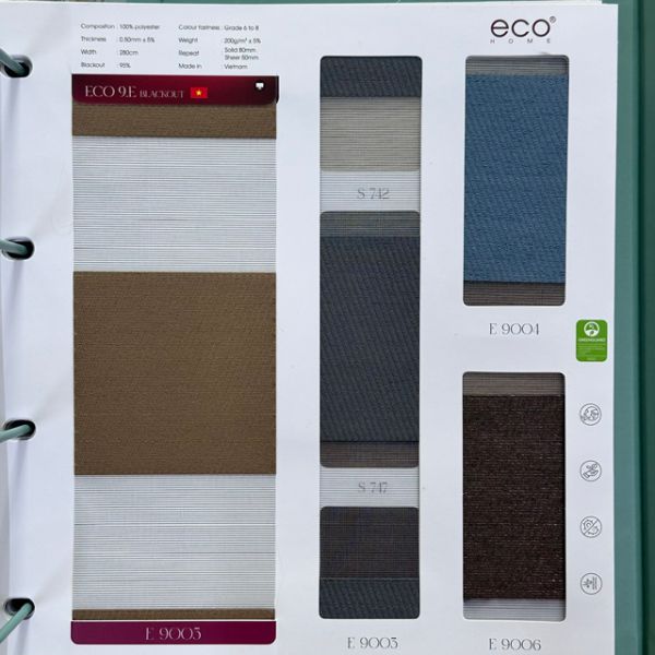 Bộ sưu tập rèm cầu vồng EcoHome 7