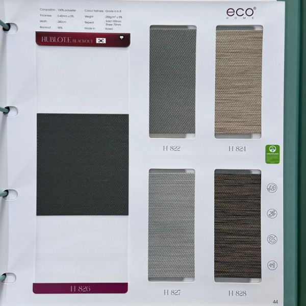 Bộ sưu tập rèm cầu vồng EcoHome 7
