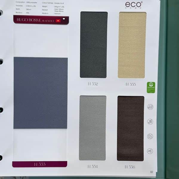 Bộ sưu tập rèm cầu vồng EcoHome 7