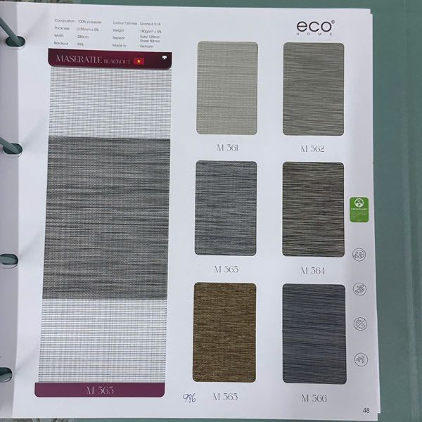 Bộ sưu tập rèm cầu vồng EcoHome 7