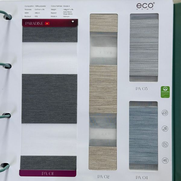 Bộ sưu tập rèm cầu vồng EcoHome 7
