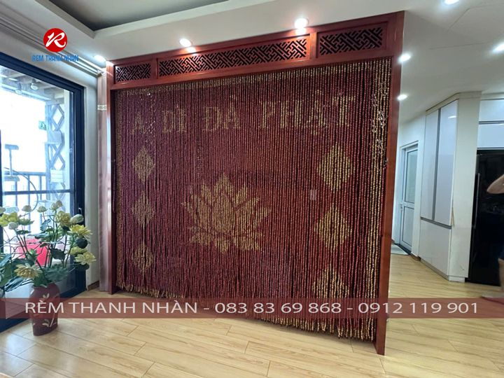 Rèm hạt gỗ Hương