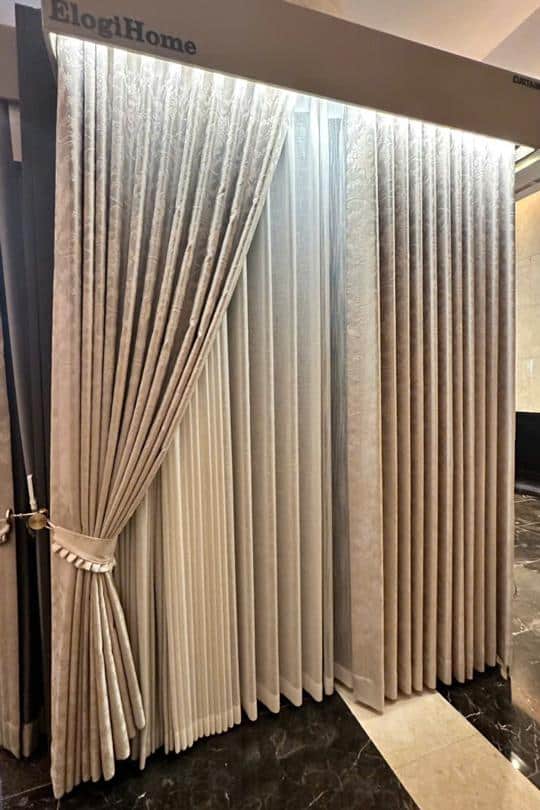 Rèm voan Hàn Quốc ÉlogiHome trong thiết kế bộ rèm hai lớp